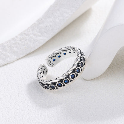 Minimal Worn Texture Ring