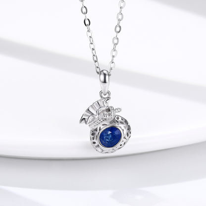 Sapphire Blessing Pendant Necklace