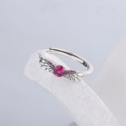 Angel Wing Silver Ring