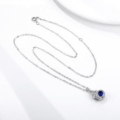 Sapphire Blessing Pendant Necklace