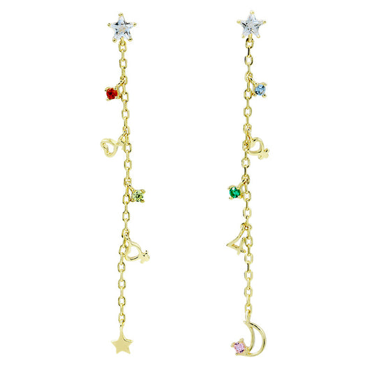 Celestial Star Tassel Earrings