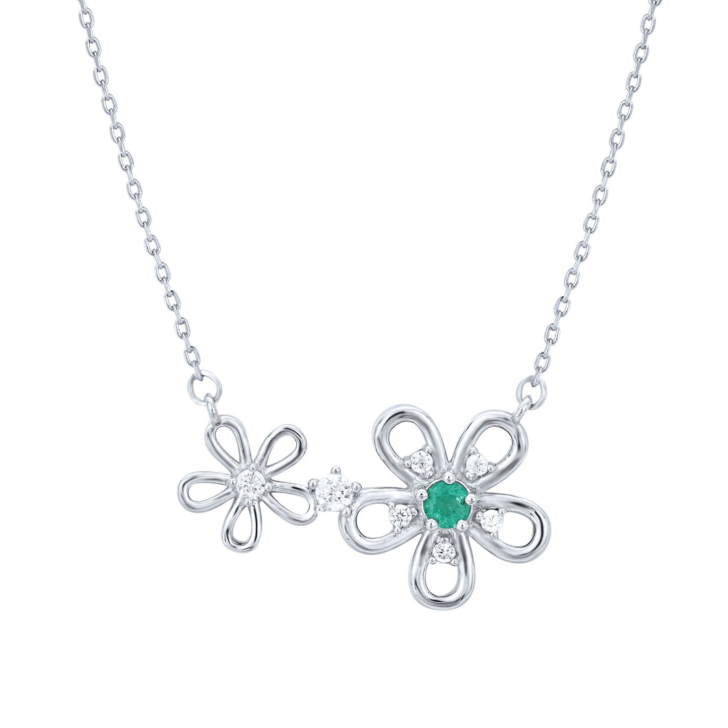 Emerald Bloom Necklace