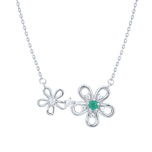 Emerald Bloom Necklace